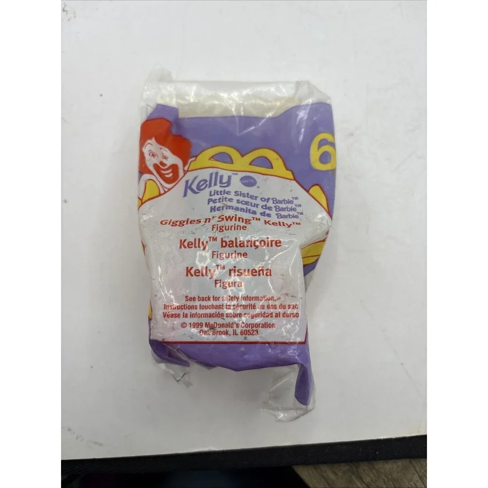 McDonald's Giggles n' Swing Kelly #6 Happy Meal Toy NIP 1999